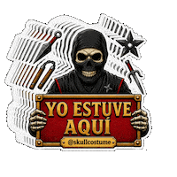 Skull Ninja Sticker
