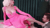 Amanda_Lepore music video sparkle blonde piano GIF