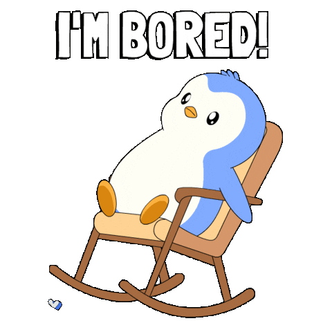 Bored Penguin Sticker by Pudgy Penguins
