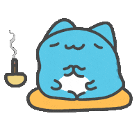 Cat Meditation Sticker by Capoo