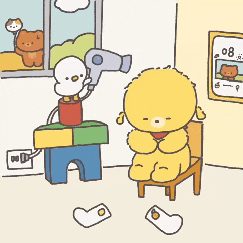 Hanhanisadog giphyupload happy bird teddy bear GIF