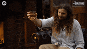 Cheers GIF by The Traitors Australia