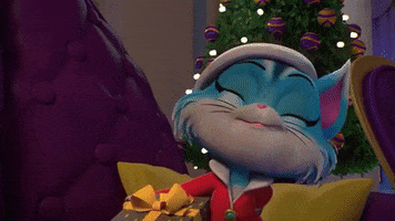 Merry Christmas Wow GIF by 44 Cats