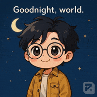 Sleepy Good Night GIF by Persona