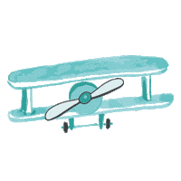 neuscarreras fly avion niño volar Sticker