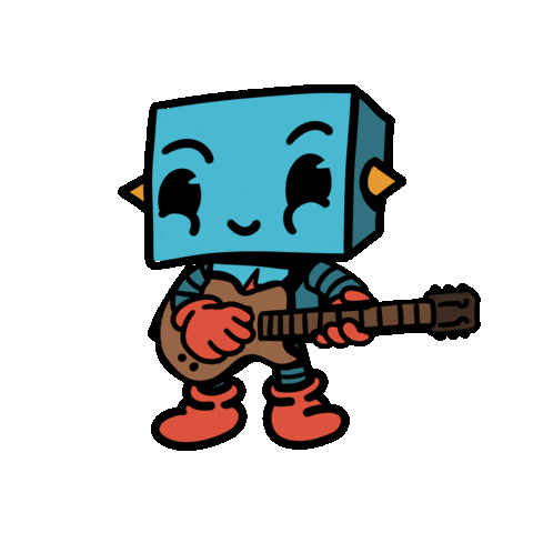 Guitar Player Carlo Sticker