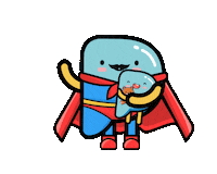 Flying Dc Comics Sticker by Partipost