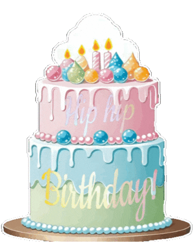 Hip Hip Party Sticker