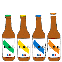 party beer Sticker by LBF - La Brasserie Fondamentale