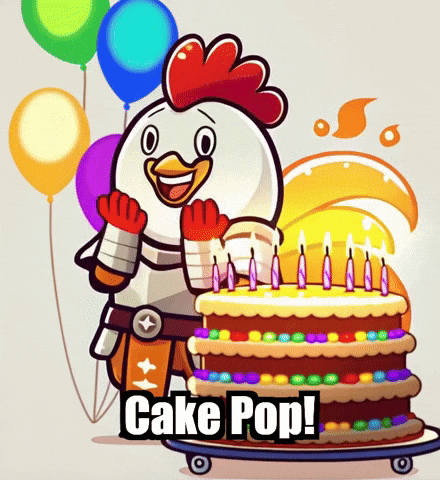 Cake Pop Celebration GIF by Zorooster