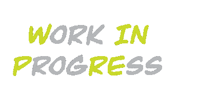 Working Work In Progress Sticker