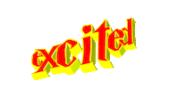 excited text Sticker
