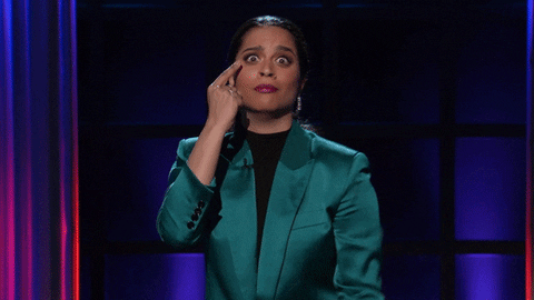 Sad Lilly Singh GIF by A Little Late With Lilly Singh