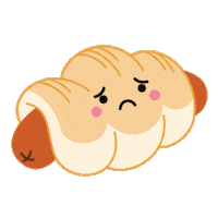 Sad Sausage Sticker by theweebean