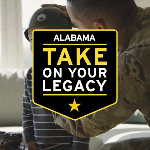 Mobile Alabama Roll Tide GIF by California Army National Guard