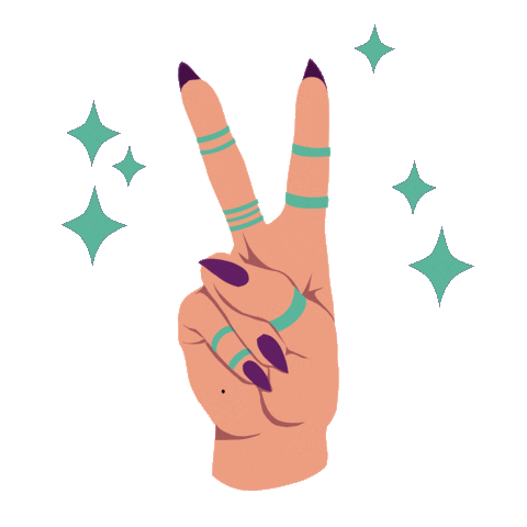 Hand Sparkle Sticker by The Tempest