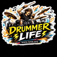 Drums Drummer GIF by International Society for Music Education