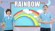 rainbow alo7 english GIF by ALO7.com