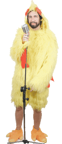 fail stand up Sticker by Muyloco