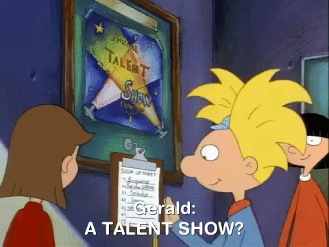 hey arnold nick splat GIF