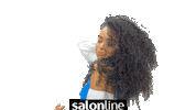 whats up hair flip Sticker by Salon Line