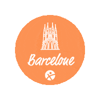 Sagrada Familia Barcelona Sticker by Extia_conseil