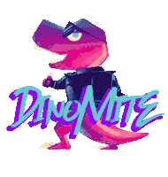 jazihands cool pink retro 80s Sticker