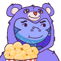 Pop Corn Sticker