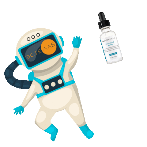 Cosmetics Космонавт Sticker by Estelab