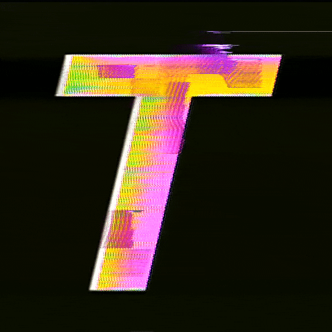 Glitch Alphabet GIF by #BASILIO