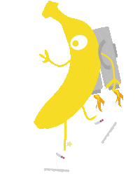 Fun Flying Sticker by GoGo squeeZ