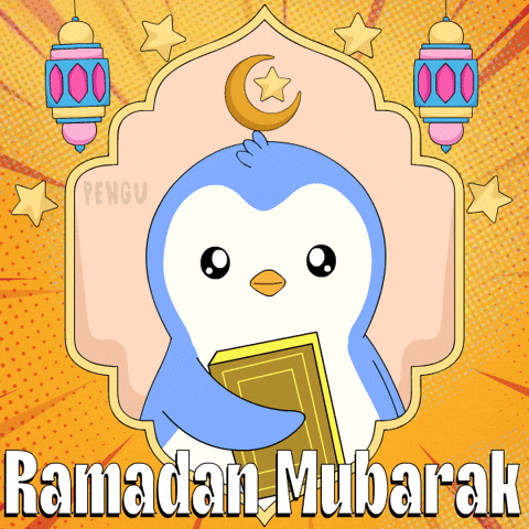 Pray Eid Al Fitr GIF by Pudgy Penguins