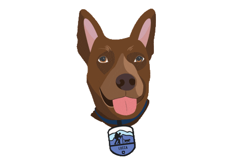 i love my dog Sticker by QALO