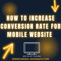 Mobile Website Conversion Rate GIF by Maria Johnsen