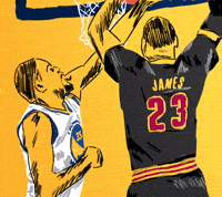 Antknee729 animation basketball nba playoffs GIF