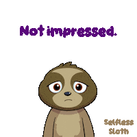 Sloth Eye Roll Sticker by VeeFriends