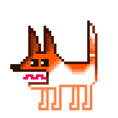 Shocked Dog Sticker by shurushok