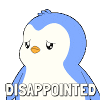 Disappointed Penguin Sticker by Pudgy Penguins