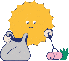 sun ocean Sticker by HoldNorgeRent