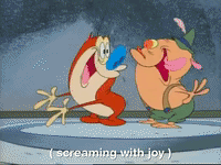 ren and stimpy nicksplat GIF