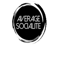 AverageSocialite average socialite averagesocialite Sticker