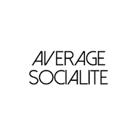 AverageSocialite averagesocialite average socialite Sticker
