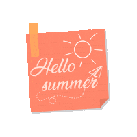 Summer Hello Sticker