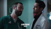 walk away the resident GIF