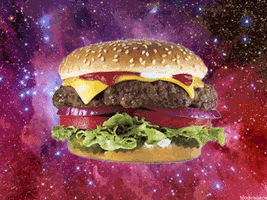Space Hamburger GIF