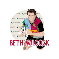 Womens Rugby Coyq Sticker by Harlequins Women