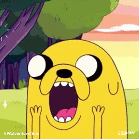 excited adventure time GIF by Channel 9