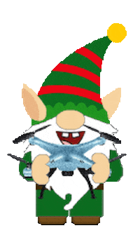 Santas Elves Christmas Sticker