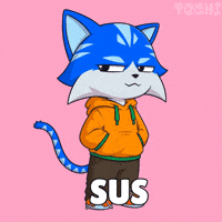 Awkward Cat GIF by Toshithecat