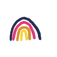 Rainbow Color Sticker